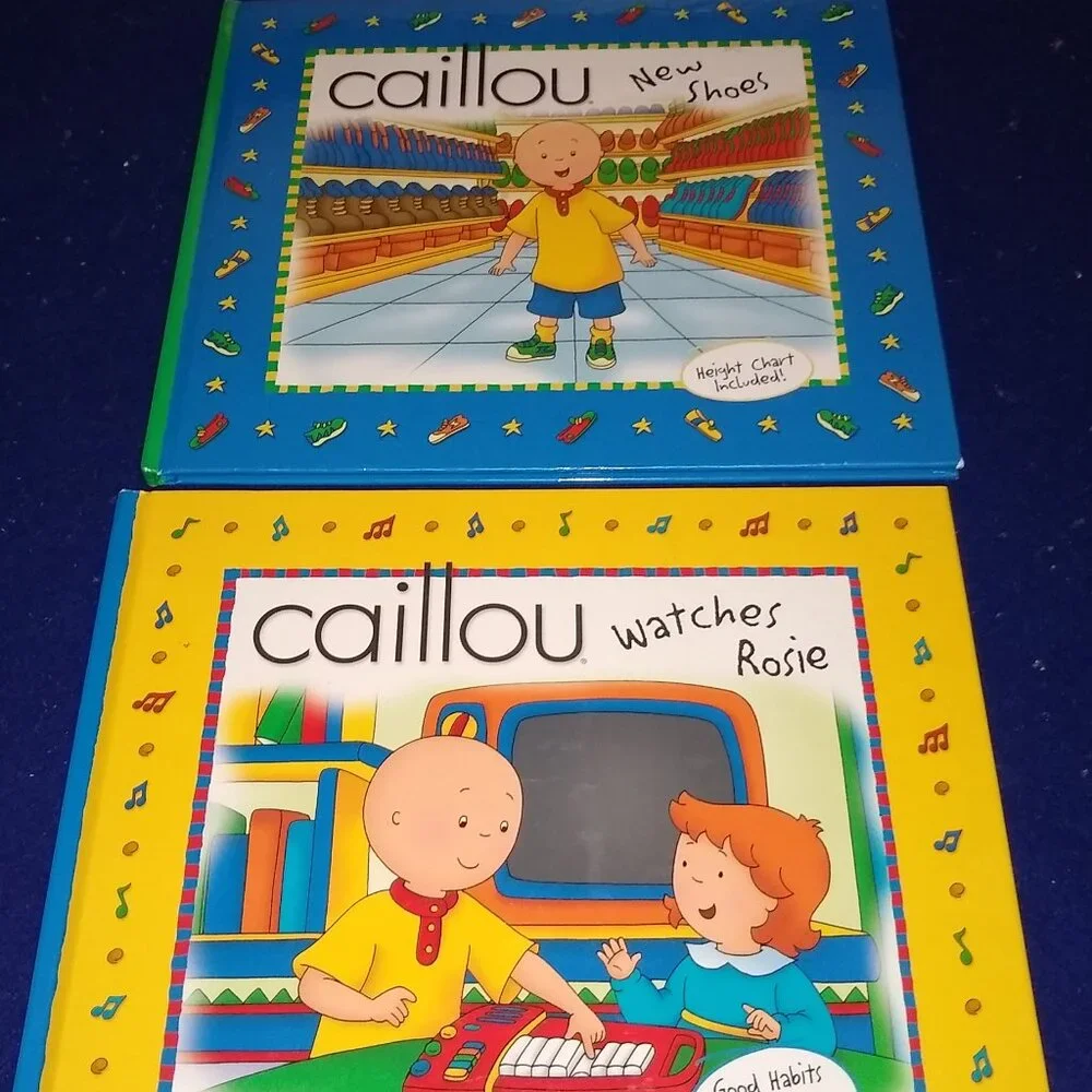 Caillou new shoes + Caillou Watches Rosie x 2